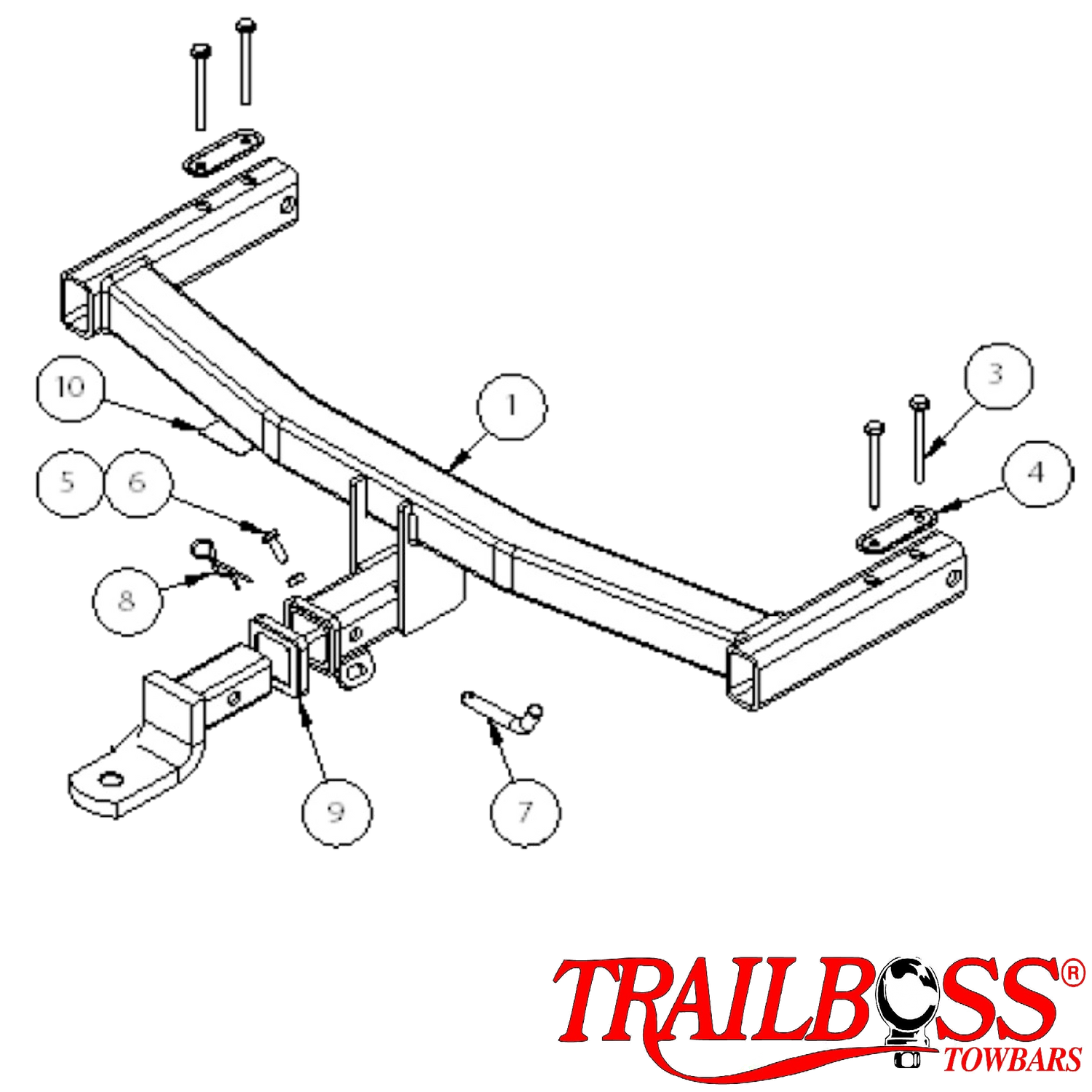 Holden Commodore VF Wagon 05/2013 - 10/2017 (Not factory fitted LPG) - Towbar Kit