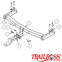 Holden Commodore VF Wagon 05/2013 - 10/2017 (Not factory fitted LPG) - Towbar Kit