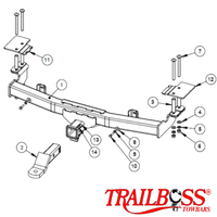 Holden Commodore VF Tub Body 05/2013 - 10/2017 (Inc SS) - Towbar Kit