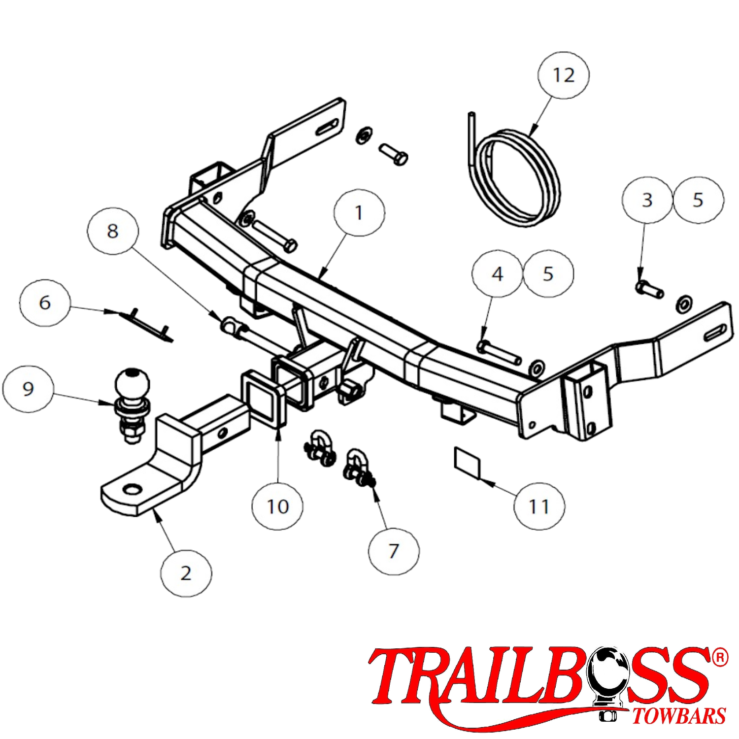 Holden Captiva 5 & 7 Seater SUV 10/2006 - 07/2018 - Towbar Kit