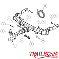 Holden Captiva 5 & 7 Seater SUV 10/2006 - 07/2018 - Towbar Kit