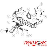 Holden Captiva 5 Seater SUV 10/2006 - 09/2015 - Towbar Kit