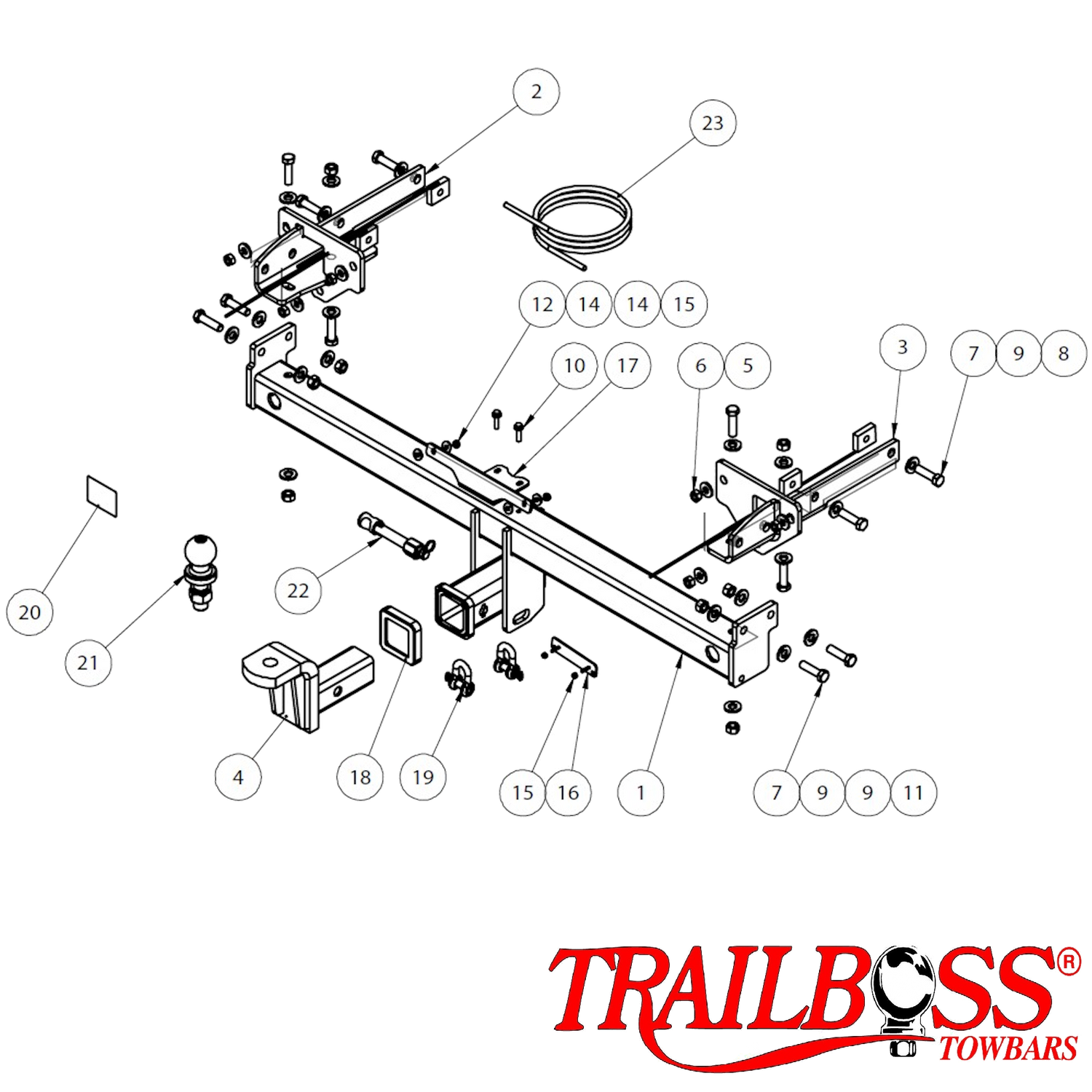 Holden Astra BK Hatch 09/2016 - 11/2020 (Not R) - Towbar Kit