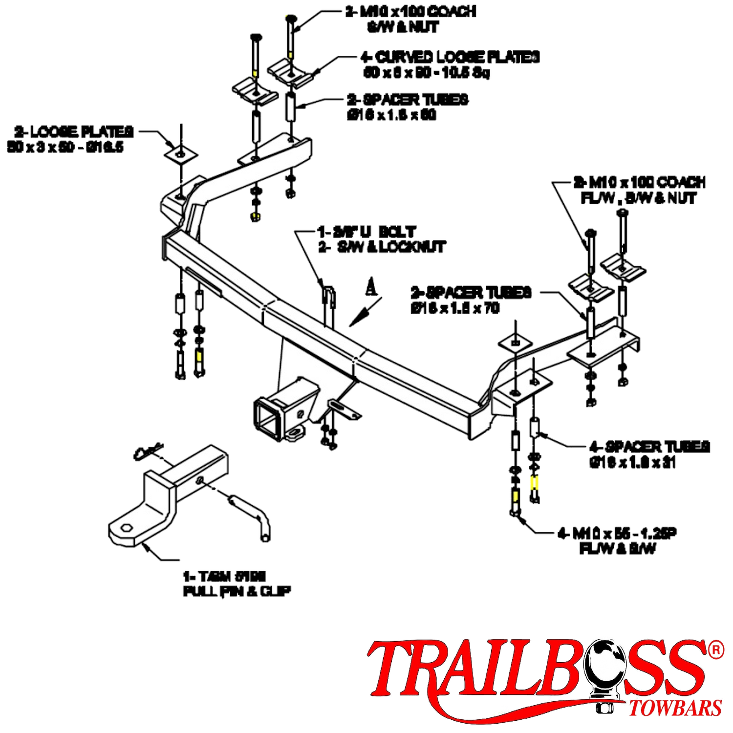 Honda CR-V SUV 01/1995 - 11/2001 - Towbar Kit