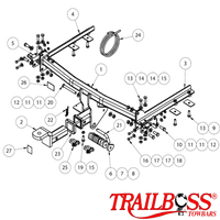 Honda HR-V SUV 02/2015 - 02/2022 - Towbar Kit