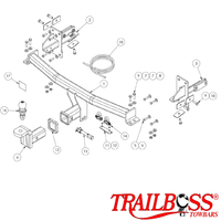 Honda Civic Hatch 02/2017 - 10/2021 (Not models with centre exhaust) - Towbar Kit