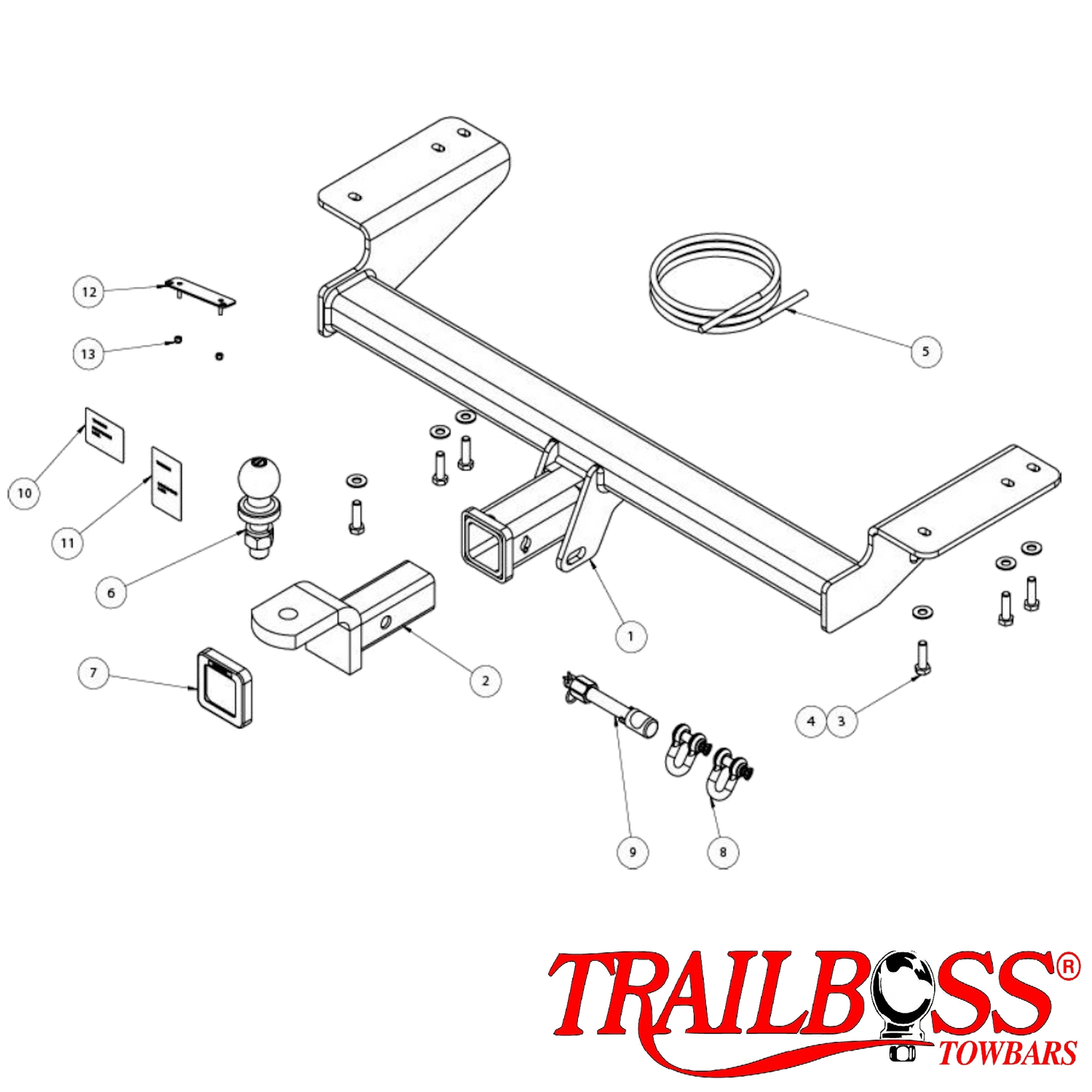 Haval H2 SUV 06/2015 - 12/2021 - Towbar Kit