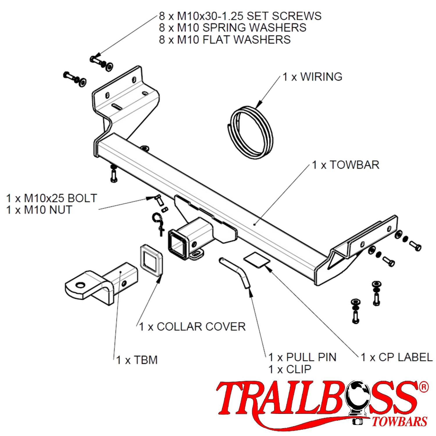 Hyundai ix35 SUV 01/2010 - 09/2015 - Towbar Kit