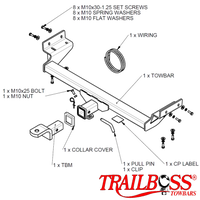 Hyundai ix35 SUV 01/2010 - 09/2015 - Towbar Kit