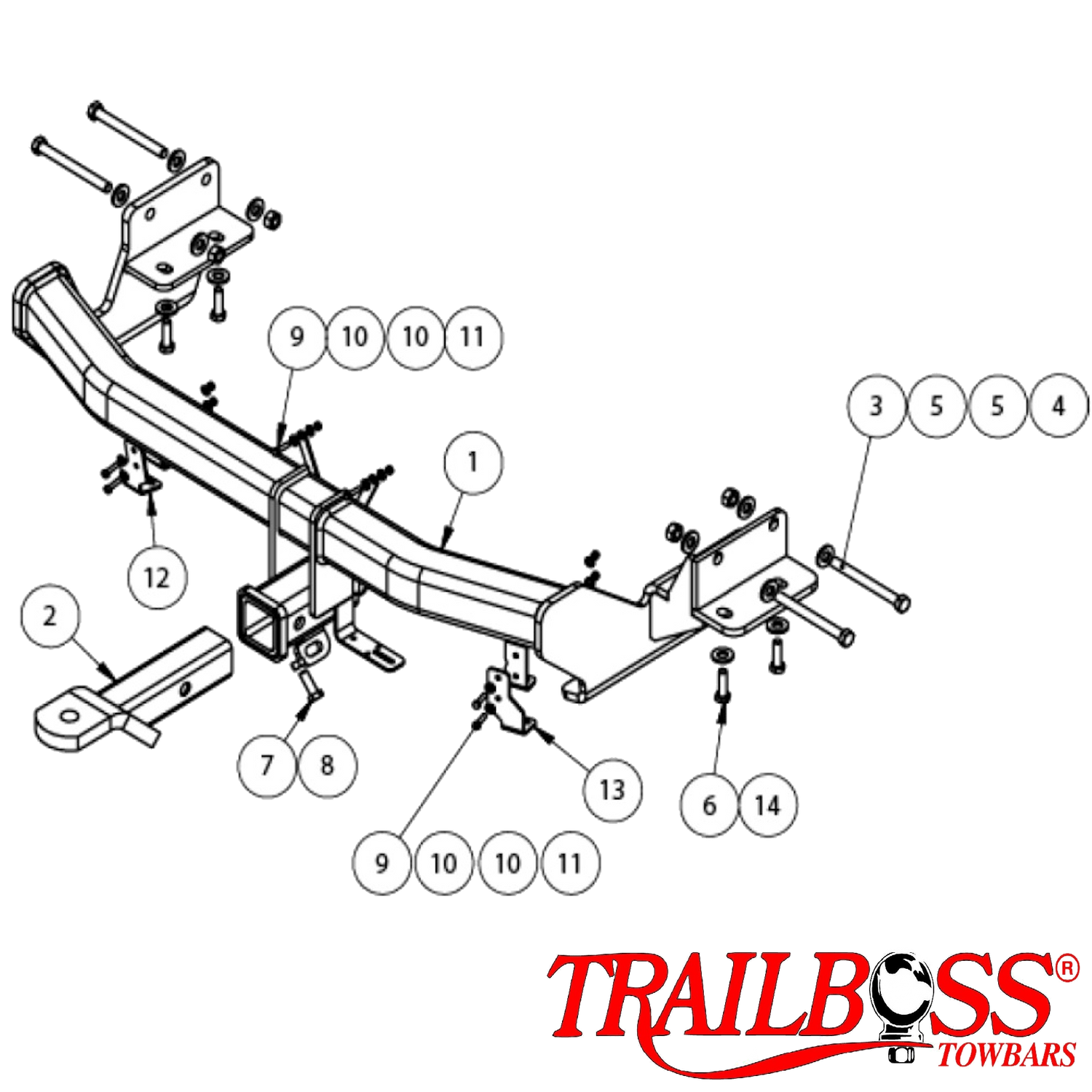 Hyundai Santa Fe DM2 SUV 09/2012 - 09/2015 - Towbar Kit