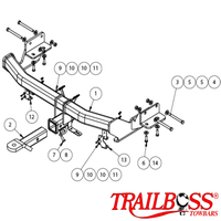 Hyundai Santa Fe DM2 SUV 09/2012 - 09/2015 - Towbar Kit