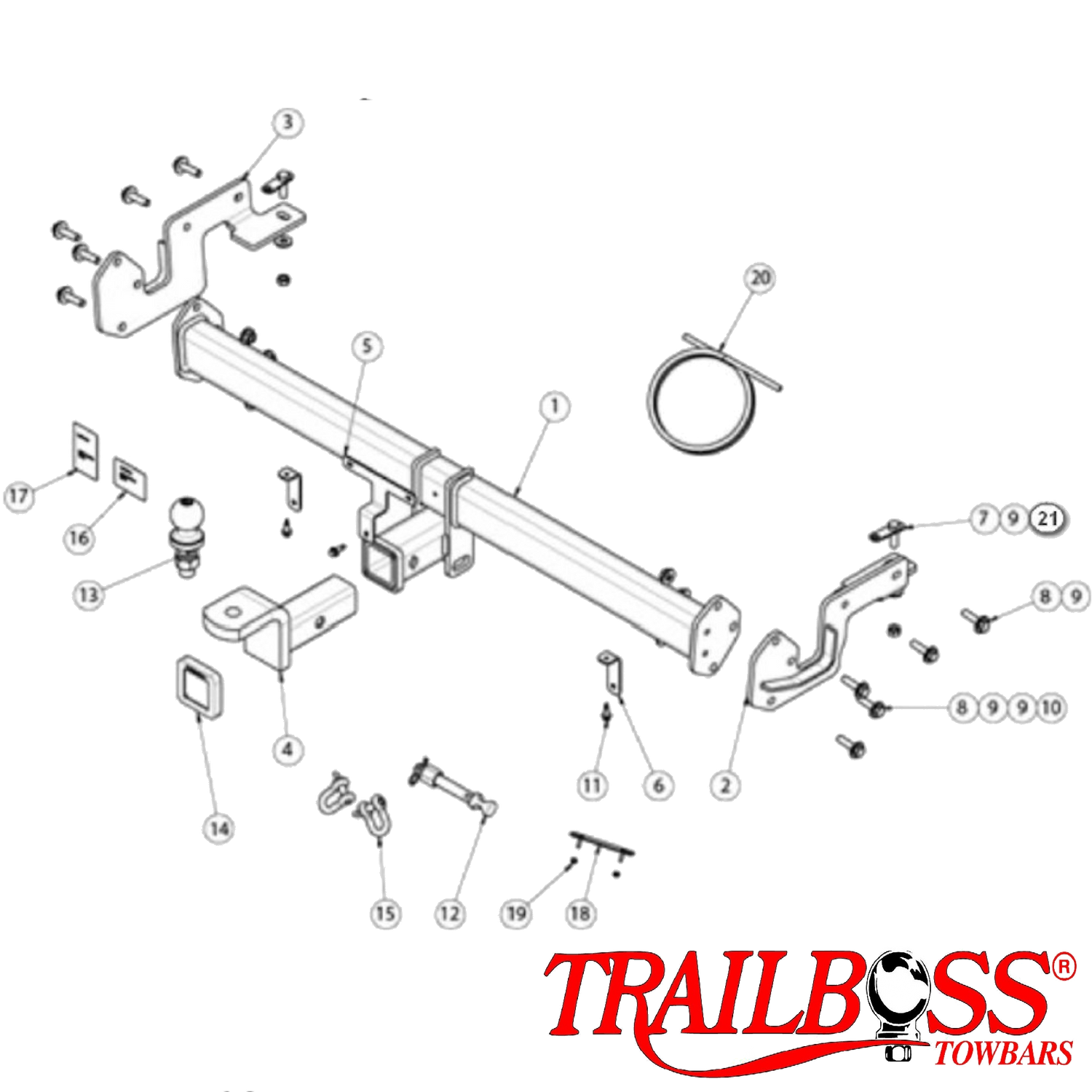 Hyundai Venue SUV 07/2019 - On - Towbar Kit