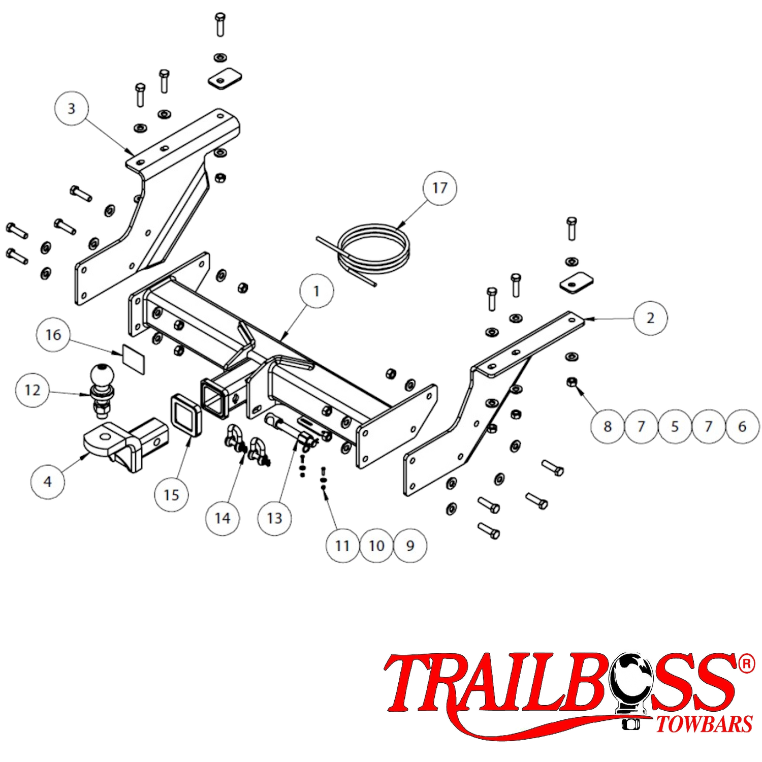 Iveco Daily 35S13 Low Roof 3520 Van 02/2015 - On - Towbar Kit