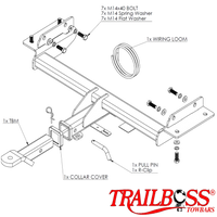 Jeep Grand Cherokee & JE Laredo SUV 02/2011 - 10/2021 (Not Adblue Models. Not factory long range tank) - Towbar Kit