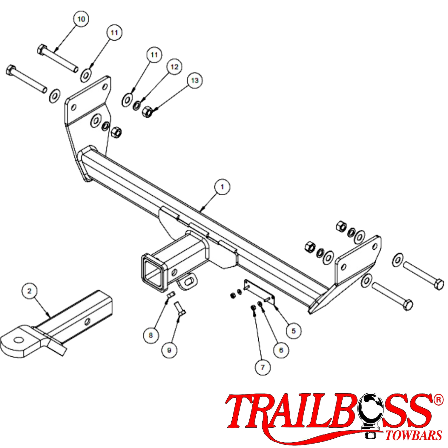 Jeep Patriot SUV 03/2007 - 09/2017 - Towbar Kit