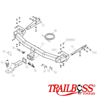 Jeep Cherokee KL Longitude & LTD SUV 08/2018 - On (Not Night eagle or Trailhawk) - Towbar Kit