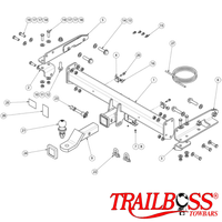 Jeep Grand Cherokee WK SUV 07/2014 - 10/2021 (Suits Summit / Overland / Limited ONLY) (Adblue Only) - Towbar Kit