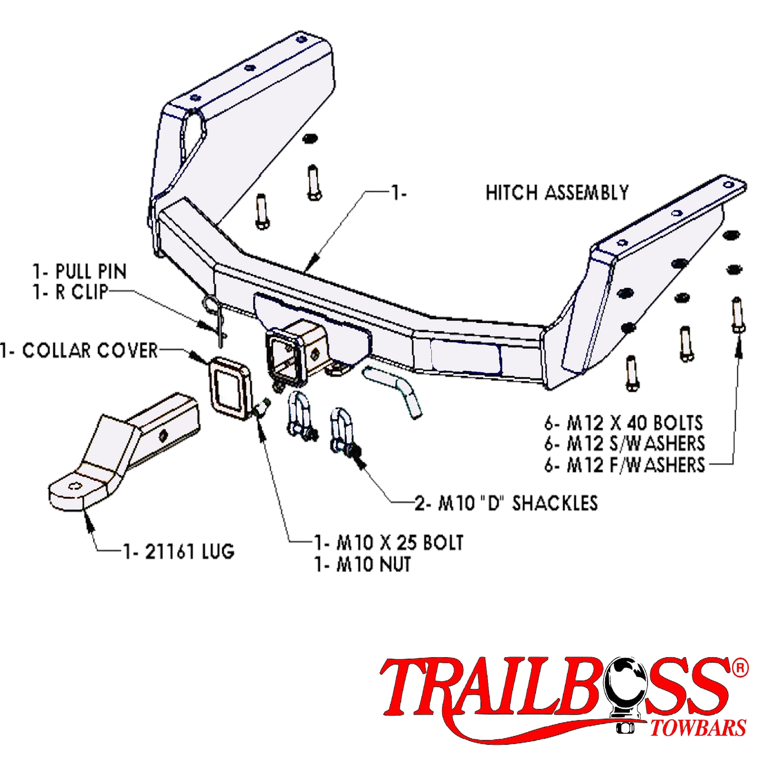 Jeep Cherokee KK & Limited SUV 03/2008 - 05/2014 (Not fit Jet Pack with 20" Wheels ) - Towbar Kit