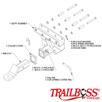 Jeep Commander XH SUV 06/2006 - 01/2011 - Towbar Kit