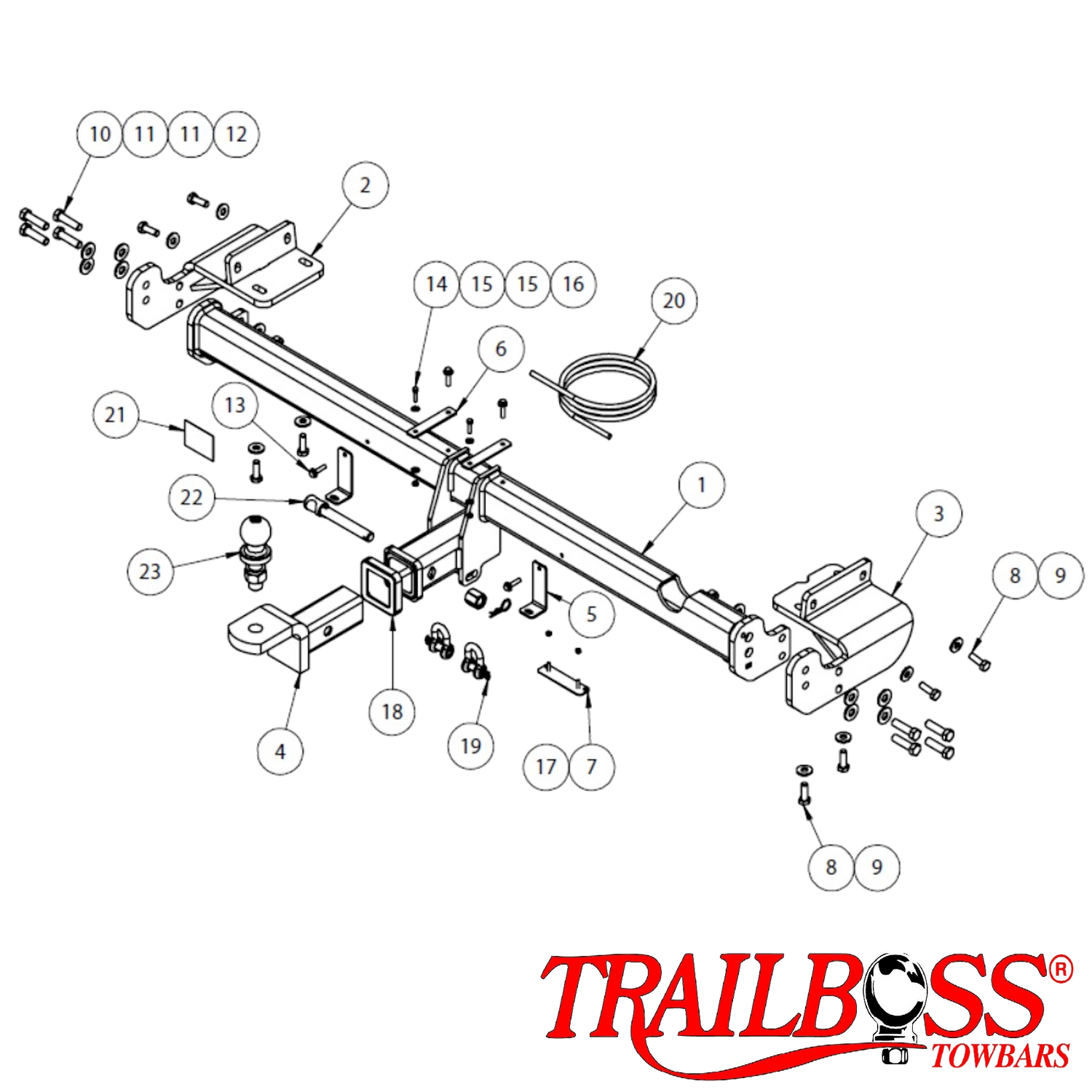 Kia Sportage SUV 11/2015 - 05/2018 (Plug in wiring) - Towbar Kit