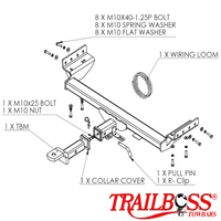 Kia Sportage SUV 03/2013 - 10/2015 (Plug in wiring) - Towbar Kit