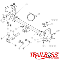 LDV T60 Mega Tub Tub Body 12/2019 - 03/2024 - Towbar Kit