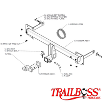 Mazda CX-7 SUV 12/2009 - 02/2012 (Not AdBlue) - Towbar Kit