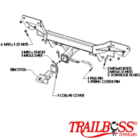 Mazda 6 GH1022 Hatch 03/2010 - 12/2012 - Towbar Kit