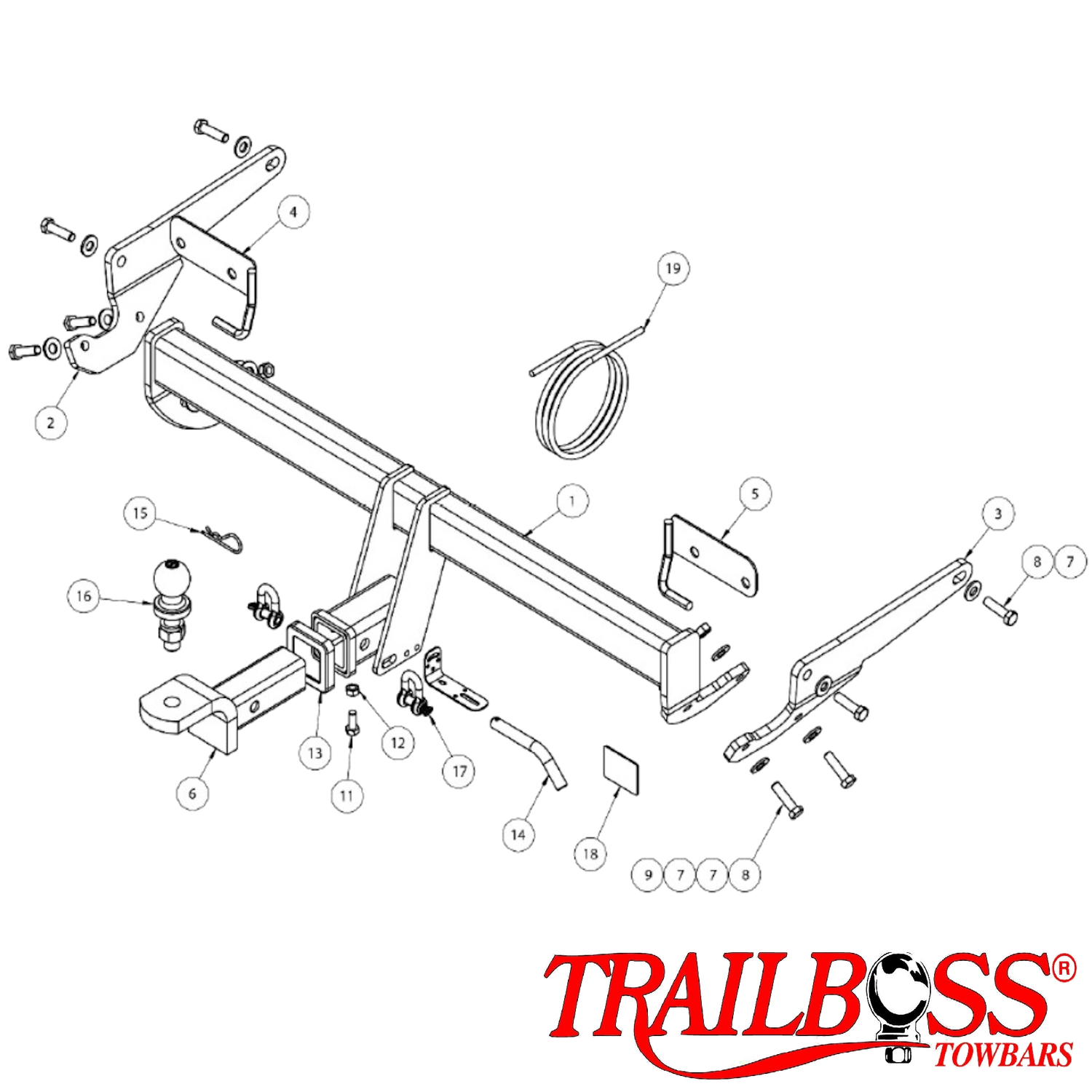 Mazda 6 GL Sedan 03/2018 - On (Inc Smart City Brake Models) - Towbar Kit