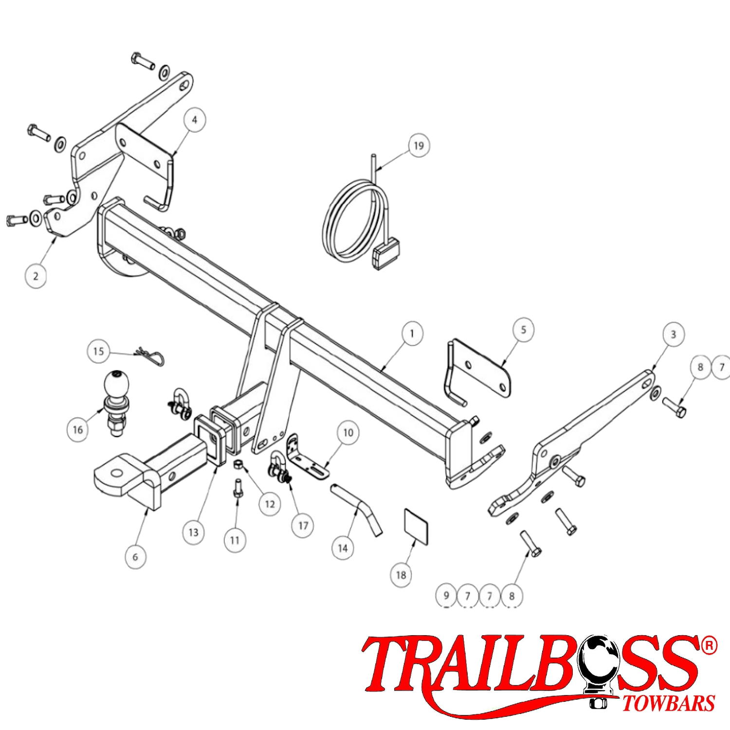 Mazda 6 GL Wagon 03/2018 - On - Towbar Kit