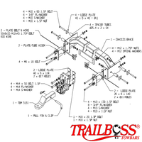 Mercedes-Benz M Class W163 SUV 09/1998 - 06/2005 (Not ML55) - Towbar Kit