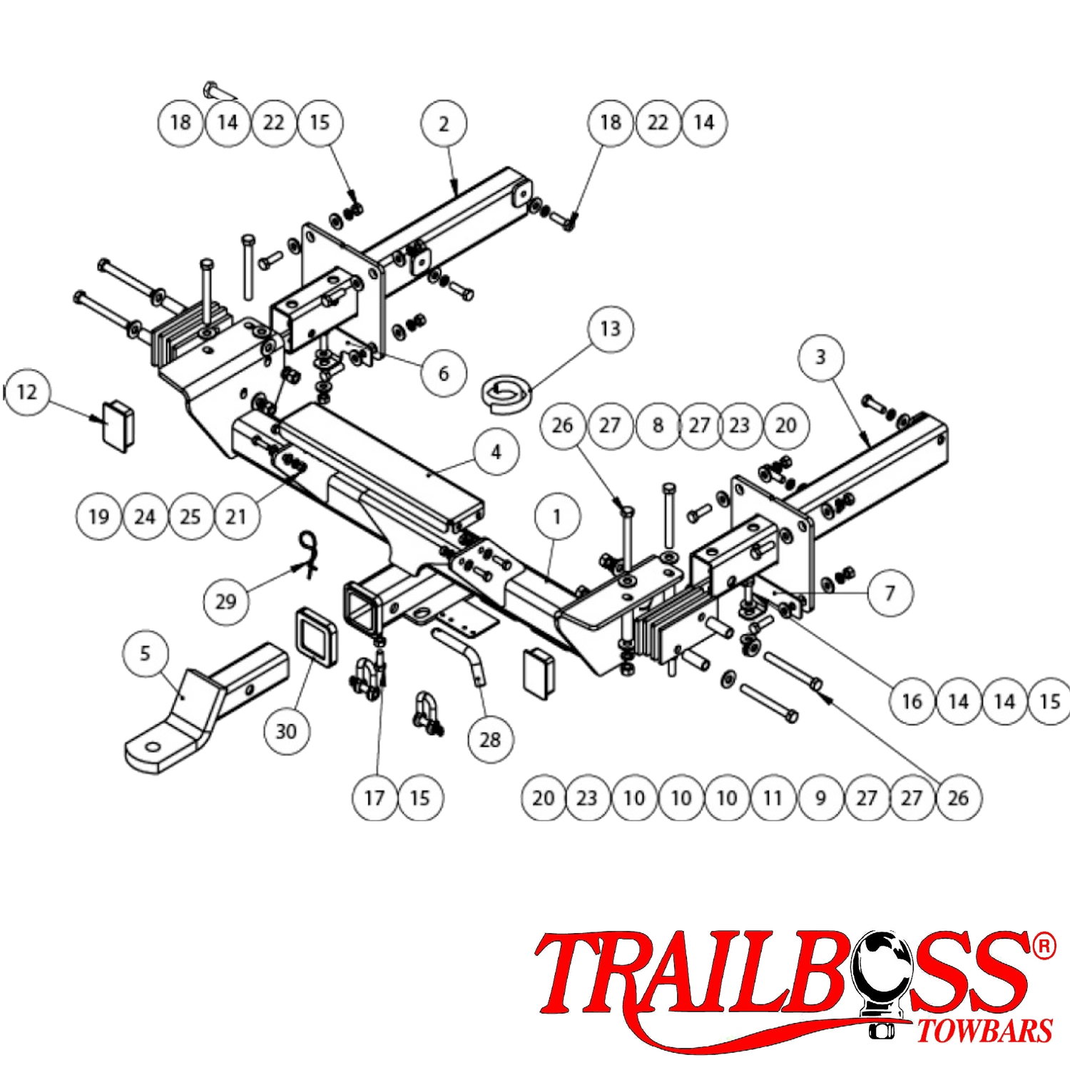 Mercedes-Benz M Class W166 SUV 04/2012 - 12/2016 (Fits AdBlue Inc AMG) - Towbar Kit
