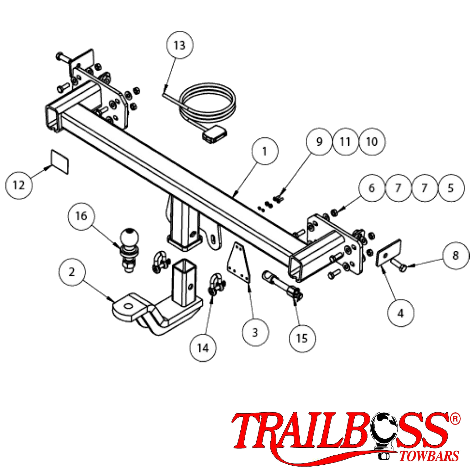 Mercedes-Benz GLA X156 SUV 04/2014 - 01/2020 - Towbar Kit