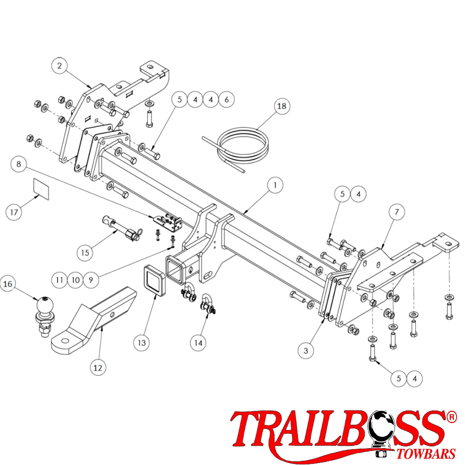 Mercedes-Benz X Class Tub Body 01/2018 - On - Towbar Kit