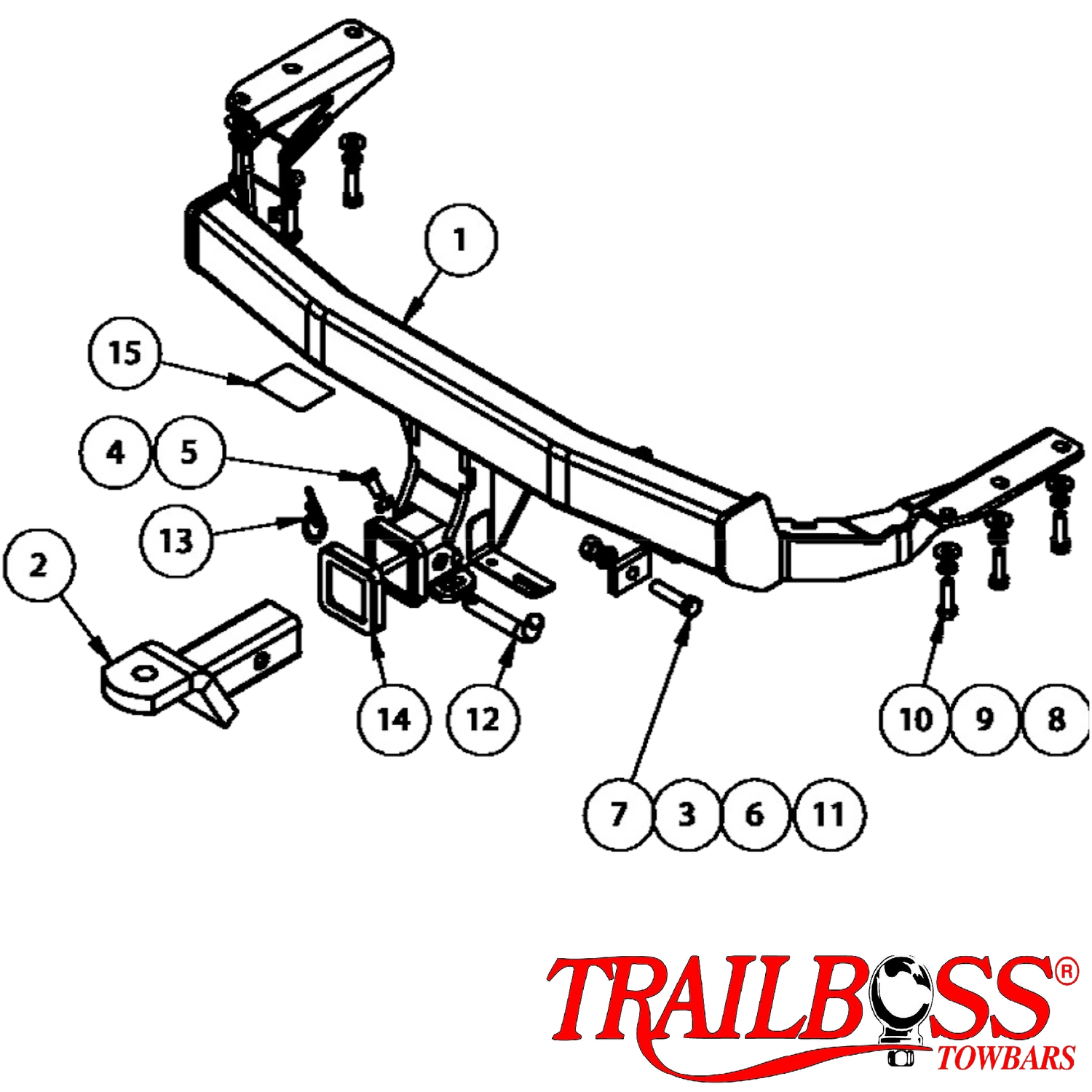 Peugeot 4007 SUV 11/2006 - 11/2012 - Towbar Kit