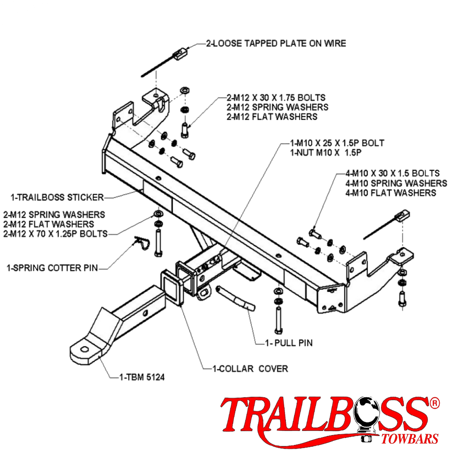 Land Rover Freelander SUV 03/2004 - 09/2007 - Towbar Kit