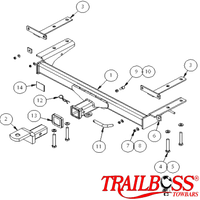 Land Rover Evoque L538 SUV (Inc Dynamic) NOT AUTOBIOGRAPHY 10/2011 - 11/2018 - Towbar Kit