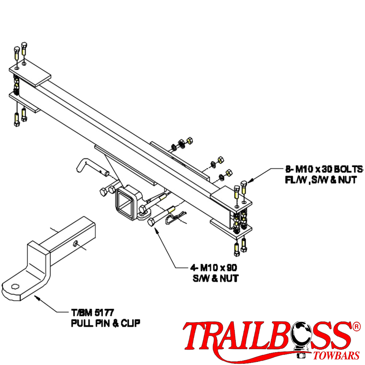Land Rover Range Rover SUV 05/1995 - 07/2002 - Towbar Kit