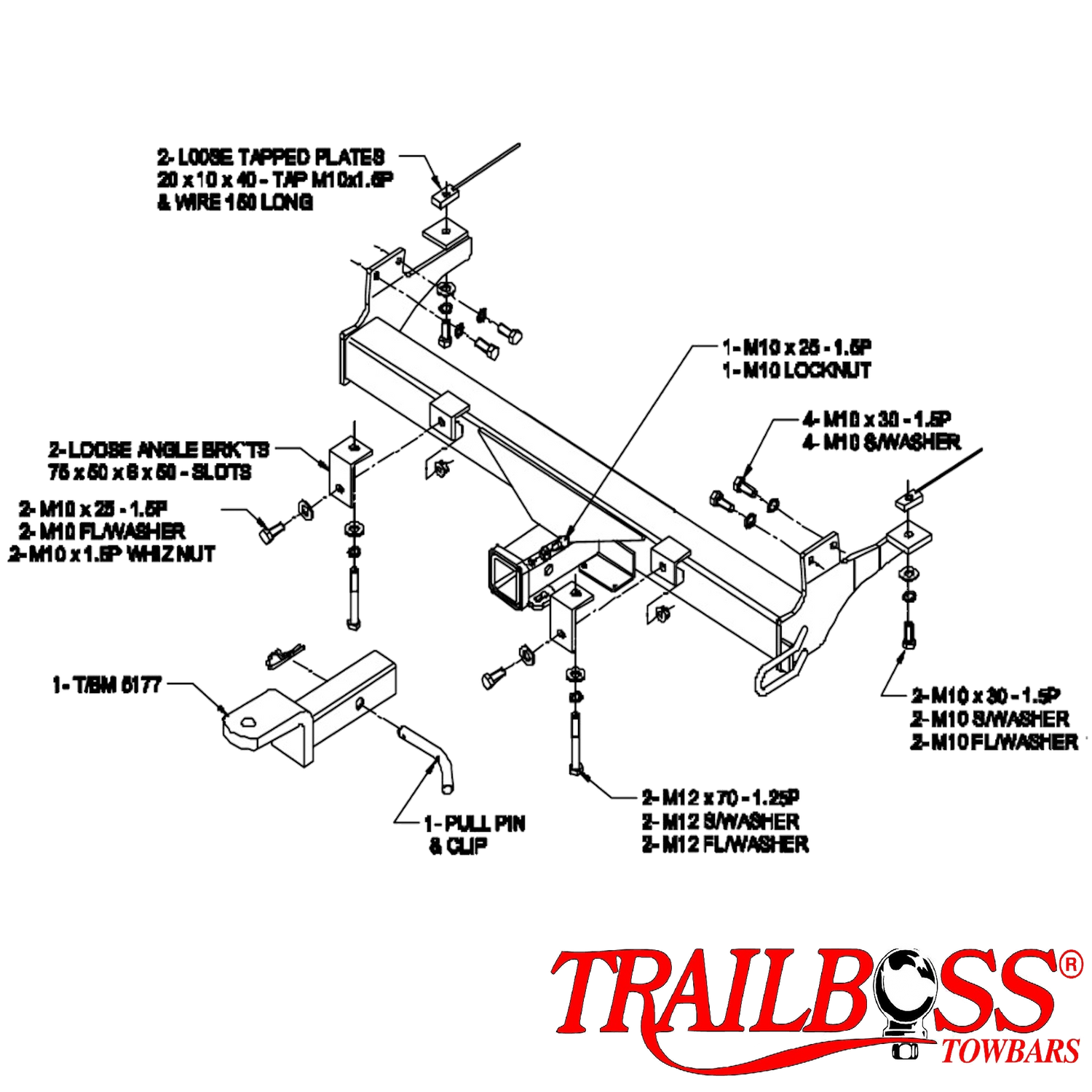 Land Rover Freelander SUV 02/1998 - 02/2004 - Towbar Kit