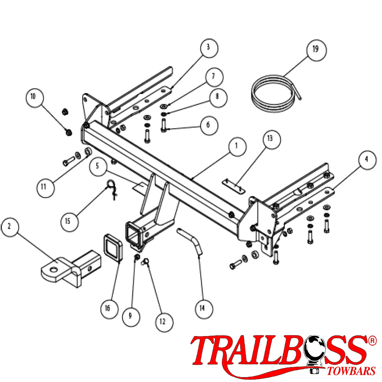 Subaru Outback Wagon 09/2009 - 11/2014 - Towbar Kit