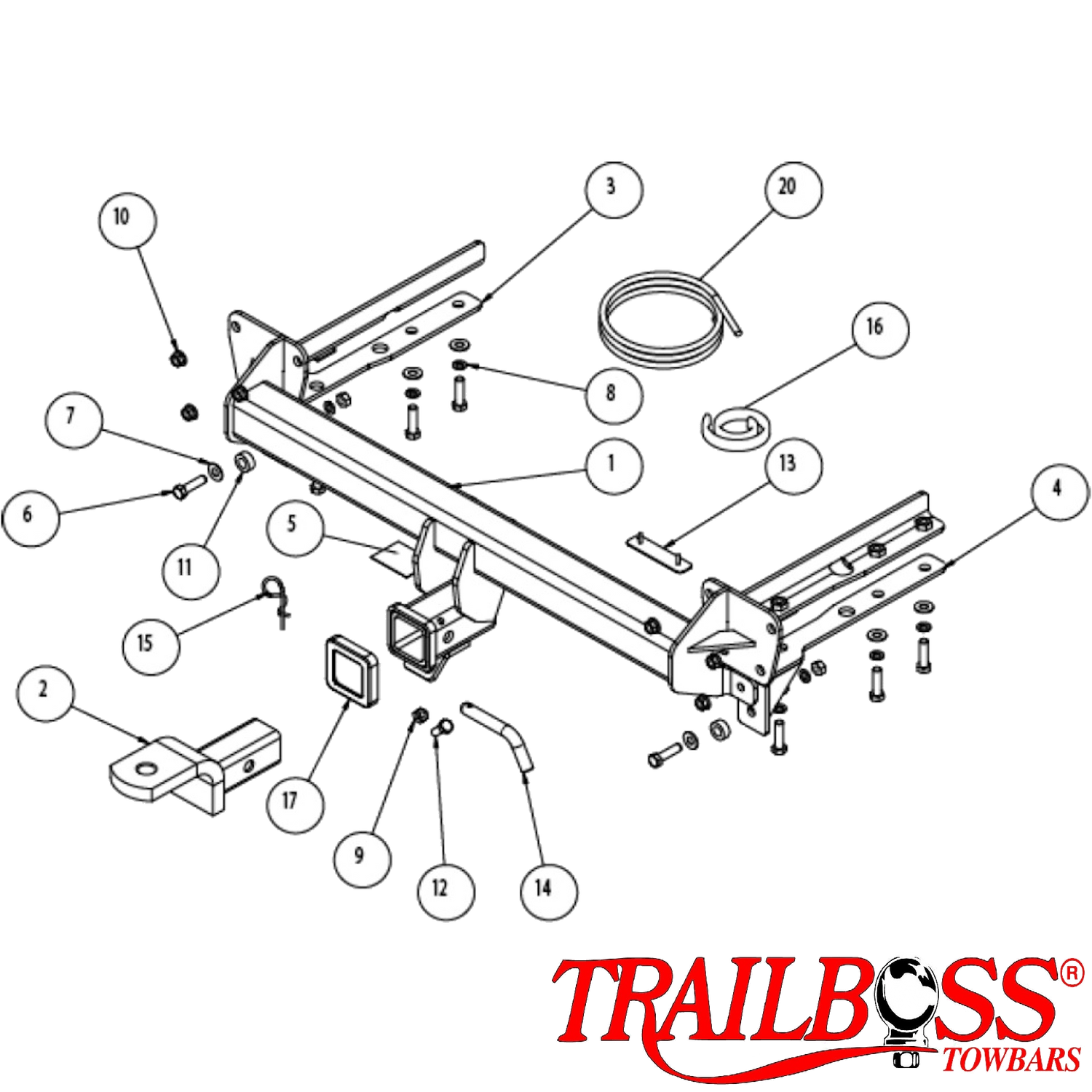 Subaru Liberty Sedan 09/2009 - 11/2014 - Towbar Kit