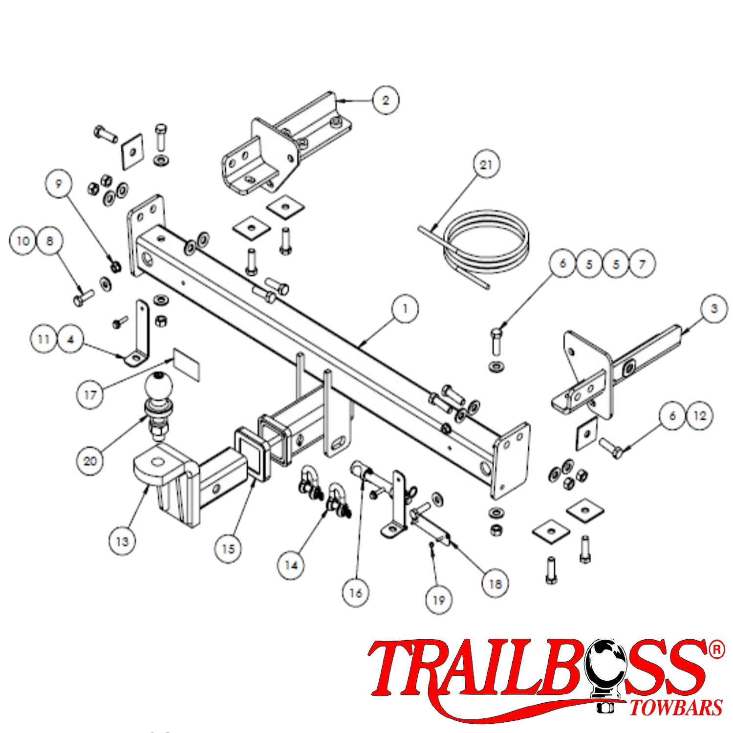 Subaru Impreza GT Hatch 11/2016 - 09/2023 - Towbar Kit