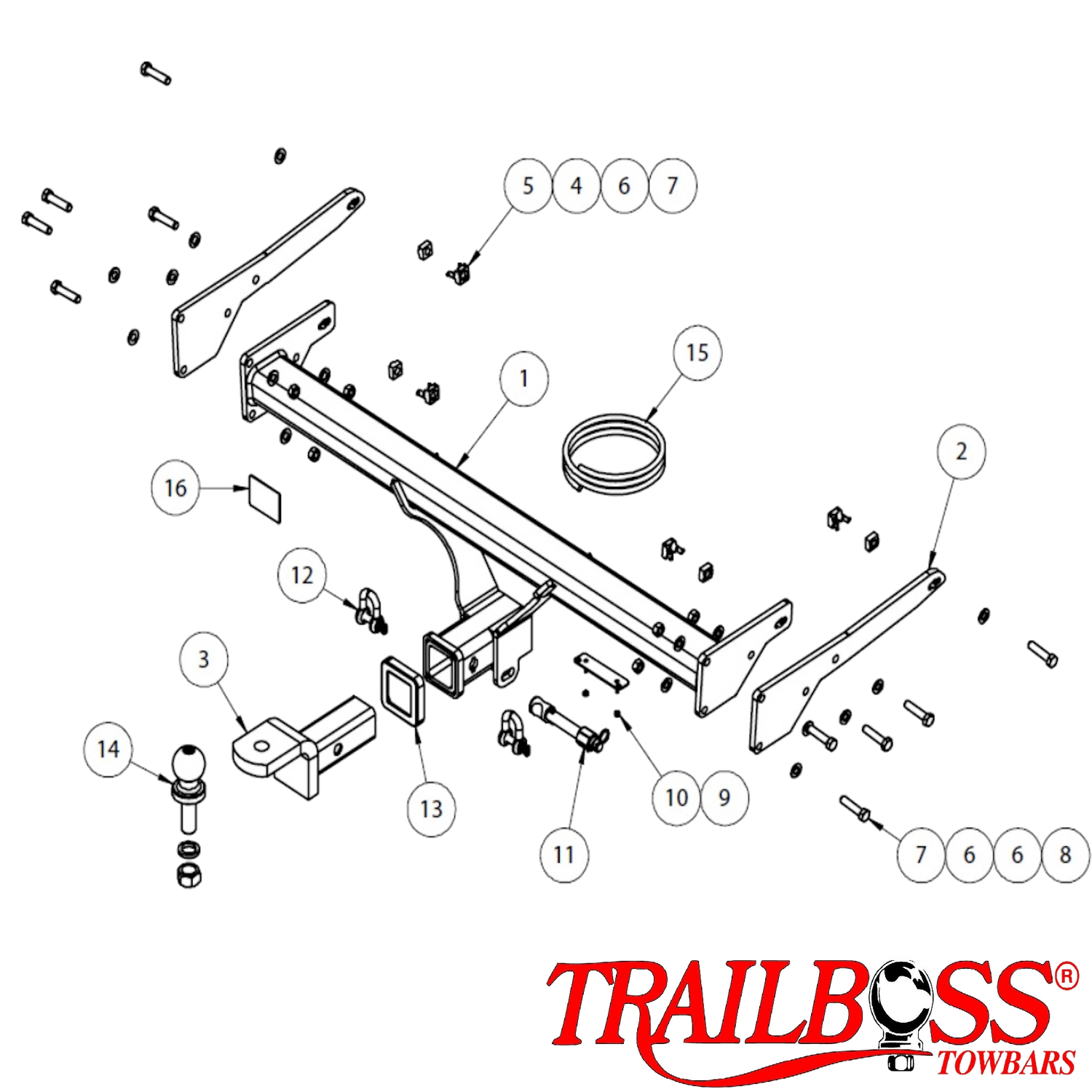 Suzuki Vitara Series 1 SUV 09/2015 - 10/2018 - Towbar Kit