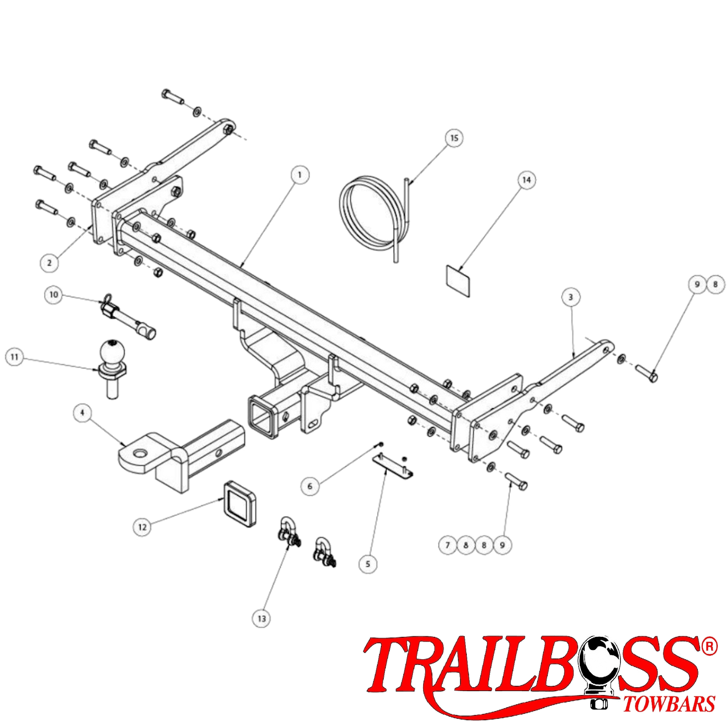 Suzuki Vitara Series 2 SUV 11/2018 - On - Towbar Kit