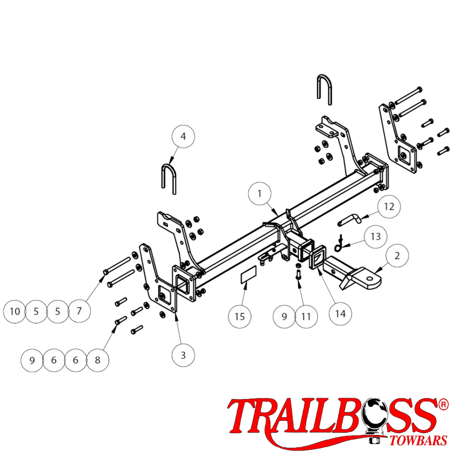 Tata Xenon Tub Body 10/2013 - 03/2017 (Not Dicor) - Towbar Kit