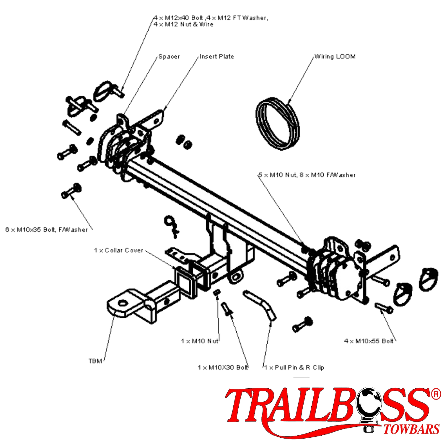 Volvo S60 Sedan 12/2010 - 05/2019 - Towbar Kit