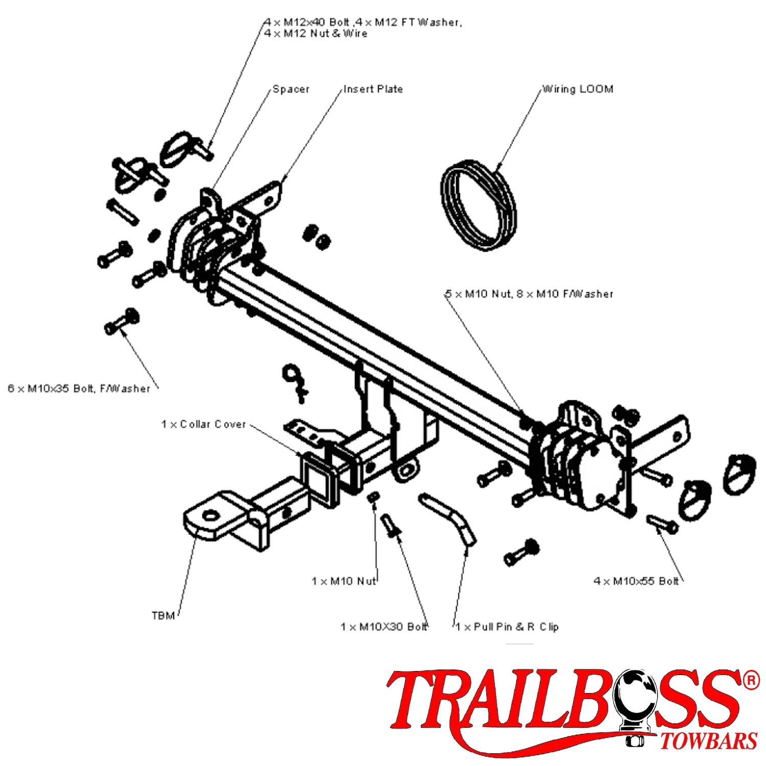 Volvo V60 Wagon 12/2010 - 06/2018 - Towbar Kit
