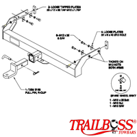 Volkswagen Transporter T4 Cab Chassis 09/1994 - 06/2020 - Towbar Kit