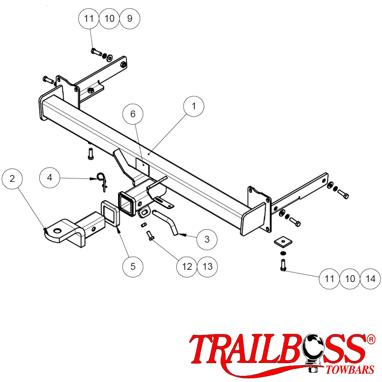 Volkswagen Tiguan SUV 05/2008 - 05/2016 - Towbar Kit