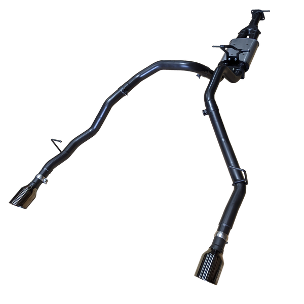 Ram DT 1500 5.7L V8 Hemi Ute 2020 - On - Catback Exhaust System With Twin 4" Shadow Chrome Tips